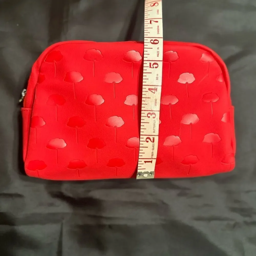 Kenzo Red Rubber Cosmetic Travel Bag